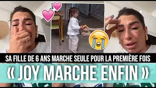 LIAM EN LARMES : SA FILLE JOY, 6 ANS, A MARCHÉ SEULE POUR LA PREMIÈRE FOIS 🥺 LA VIDÉO BOULEVERSANTE