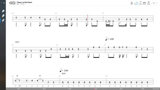 Rush - Closer To The Heart (BASS TAB PLAY ALONG)