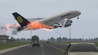 Plane Crashed After Skid Off Runway|XP11