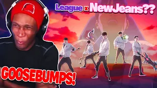 VALORANT Player Reacts to GODS - League of Legends ft New Jeans!!!