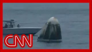 Watch SpaceX Dragon splashdown landing off Florida coast