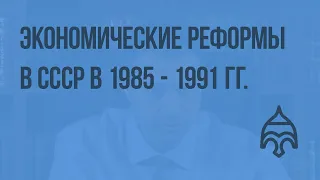 Экономические реформы в СССР в 1985 - 1991 гг. Видеоурок по истории России 9 класс