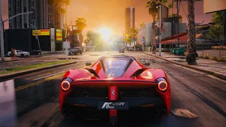 My RTX 3090 is OVERHEATING with this GTA 5 RAY TRACING Graphics MOD - Ferrari LaFerrari Gameplay!