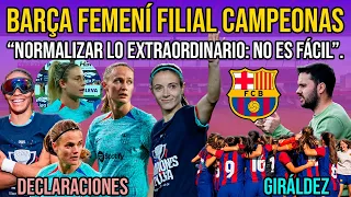 💥 BARÇA FEMENÍ CANTERA: CAMPEONAS DE LIGA | ALEXIA, AITANA, HANSEN, IRENE, SALMA Y GIRÁLDEZ HABLAN