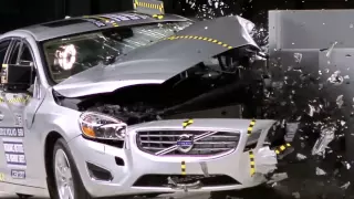 Front crash tests for selected 2015 TOP SAFETY PICK+ award winners Volvo S60 | AutoMotoTV