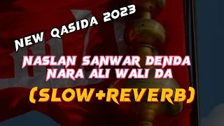 Naslan Sawar Denda Naara Ali Wali Da | Kalam by Ali Hamza | New Manqabat 2023 #slowedandreverb