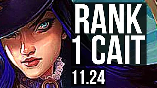 CAITLYN & Lux vs VAYNE & Lulu (ADC) | Rank 1 Cait, 8/1/3 | EUW Challenger | 11.24