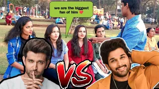 Who Is Better Hrithik Roshan OR Allu Arjun | Public Reaction | What people think Fighter vs pushpa 2