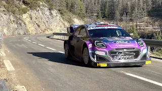 WRC Rally Monte-Carlo Day 2 flat out.