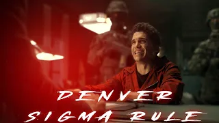 Money Heist Denver #attitude Sigma Rule 🔥 #whatsappstatus | Denver Edit |