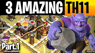 Top 3 AMAZING Town Hall 11 Attack Strategies part 1