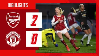 HIGHLIGHTS | Arsenal vs Manchester United (2-0) | Women's Super League