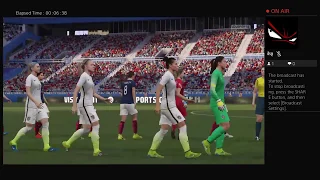 United states Vs France   WOMEN SOCCER    Ps4 Broadcast (FIFA 16)