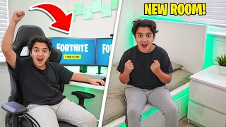 Transforming My Little Brothers Room Into His Dream FORTNITE Gaming Setup