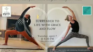 vinyasa yoga flow Surrender in life with grace and flow - yoga part 1