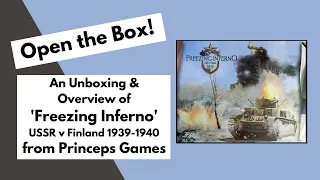 Open the Box! Princeps Games' 'Freezing Inferno' Unboxing & Overview