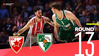 Vildoza career night leads Zvezda to slim win! | Round 13, Highlights | Turkish Airlines EuroLeague