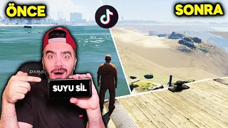 24 SAAT TIKTOK GIZEMLERINI DENIYORUM GERÇEKMI/YALANMI? - GTA 5 MODS