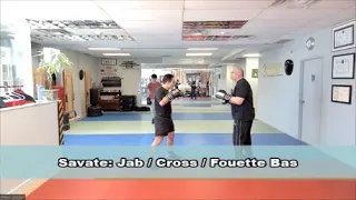 Savate: Jab / Cross / Fouette Bas