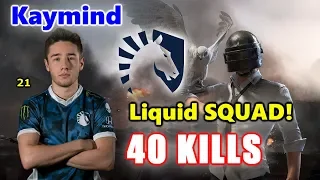 Team Liquid Kaymind, Jeemzz & ibiza - 40 KILLS - Team Liquid SQUAD - PUBG