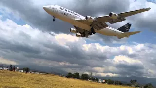 Ed Force One arriving at San Jose, Costa Rica