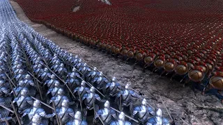 20000 GONDOR SOLDIERS vs 10000 SPARTANS - Ultimate Epic Battle Simulator