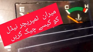 how to cheak properly Suzuki Mehran temperature needle