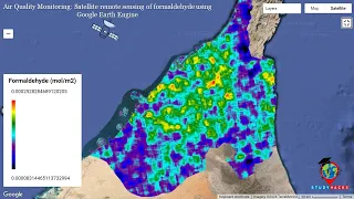 Air Quality Monitoring: Satellite remote sensing of formaldehyde using Google Earth Engine