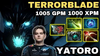 🔥 YATORO Terrorblade 1005 GPM 1000 XPM 🔥 Master Tier 31K Net Worth - Dota 2