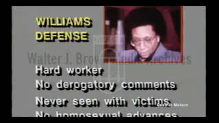 Wayne Williams Co-Worker Willy Hunter Testifies on His Behalf in Atlanta Child Murder Trial 2/11/82