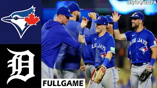 Toronto Blue Jays vs. Detroit Tigers Full Game Highlights, May 24 2024 | MLB Season 2024