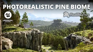 The BEST Looking Unreal Engine 5 NEXT-GEN Pine Forest - RealBiomes RTX 4090