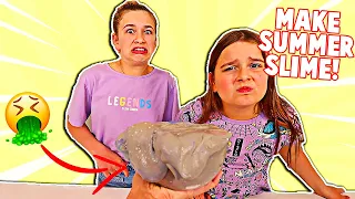 TURN THIS UGLY SLIME INTO A SUMMER SLIME!! **FUNNY** | JKREW