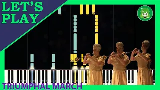 Triumphal March from Aida [Synthesia Piano Tutorial - Let's Play]