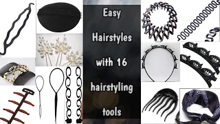 Compilation video of using 16 Useful HairStyling Accessories || Amazing Tools || HairStyle Matters