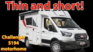 Very compact motorhome, thin and short! : Challenger S194