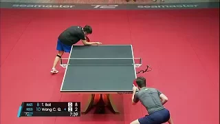 Timo Boll vs Wang Chuqin (2017 T2APAC)