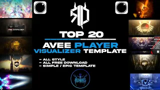 TOP 20 AVEE PLAYER VISUALIZER TEMPLATE - ALL STYLE - ALL FREE DOWNLOAD