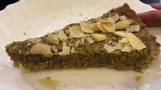 حلوة اللوز tarte amandine بمواد طبيعية ولا اروع