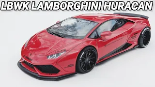 How to build the Lamborghini Huracan Liberty Walk in 1/24 by Aoshima