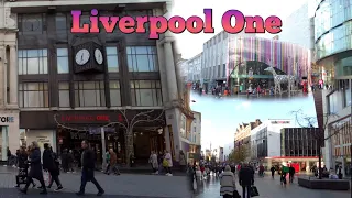4K | Liverpool City Walk 2023 | Liverpool One | Shopping district| City Centre Tour| Eurovision 2023