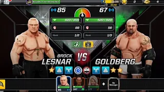 Brock Lesnar vs Goldberg #wwemayhem #wwe.