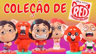 COLEÇÃO DE BONECOS DE RED CRESCER É UMA FERA | PERSONAGENS DDO FILME