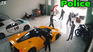 Công an vào ... ( ferrrari vs police ) 😰😰