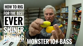 How to rig up the best shiner rig ever for monster bass