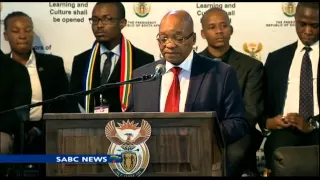 Zuma laments high youth unemployment rate in SA