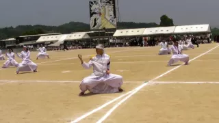 池田学園（鹿児島）　第１９回体育祭　白軍応援団！　20090614