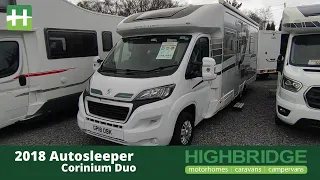 2018 Autosleeper Corinium Duo