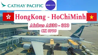 Cathay Pacific HongKong to Hochiminh/ Economy/Airbus A330-300