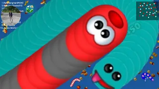 🐍WORMATE ZONE.IO | Rắn Săn Mồi #340 BIGGEST SNAKE | Epic Worms Zone Best Gameplay | Wahono Chanel15